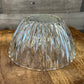 Vintage large diamond point glass bowl