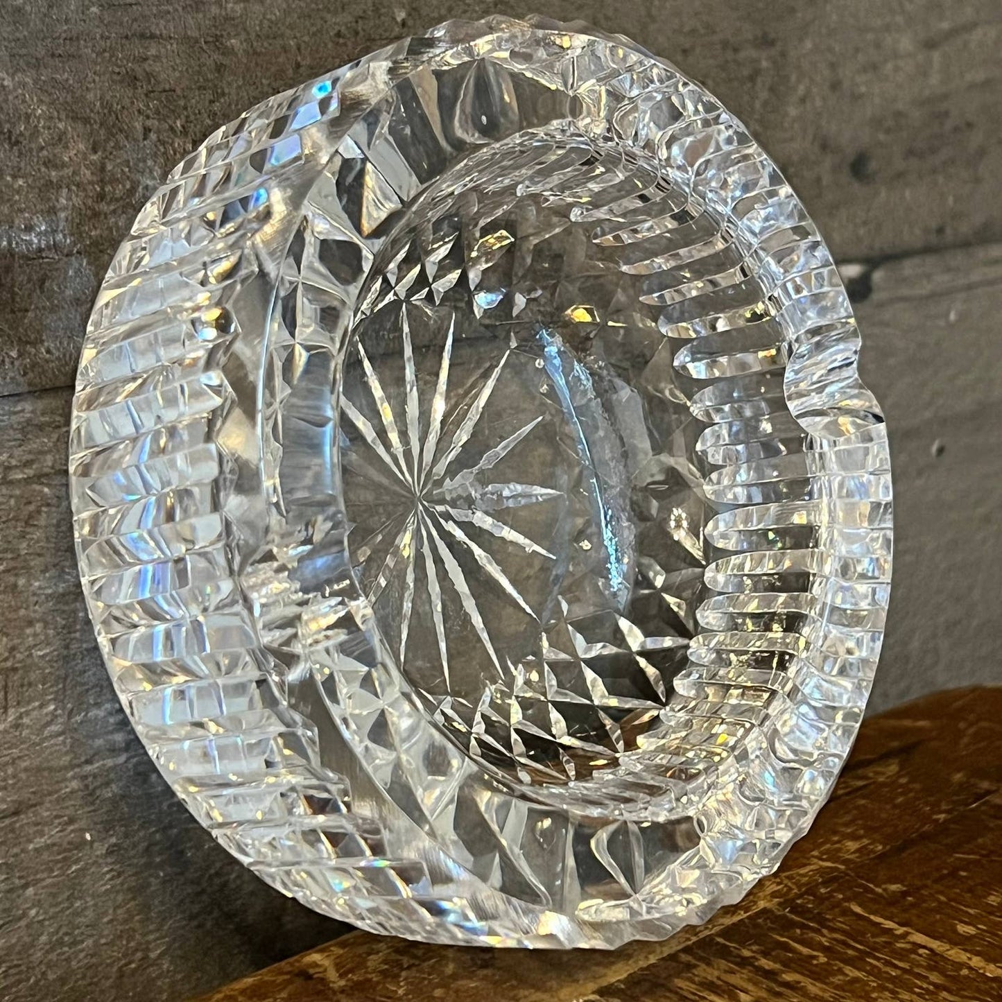 Waterford Crystal Maeve pattern 2 slot ashtray