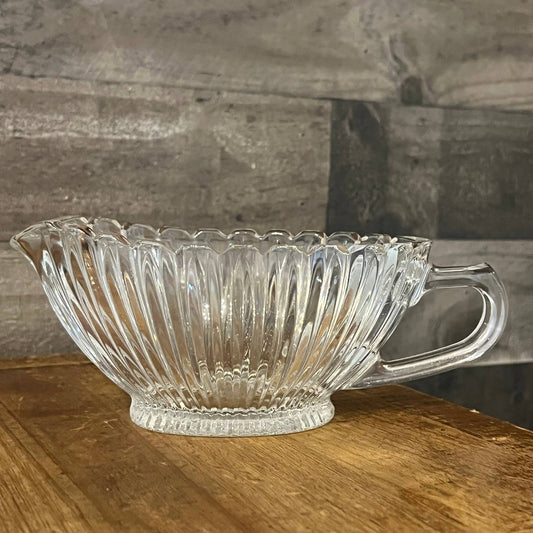 Mikasa Crystal Royal Suite pattern gravy boat - sauce boat - dressing boat