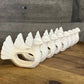Stafford white porcelain dove napkin holders - set of 8