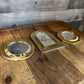 Small brass mirrors - gold frame mirrors