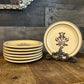 Pfaltzgraff Village pattern set of 7 small plates - salad plates