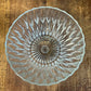 Vintage large diamond point glass bowl