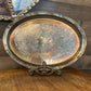 Vintage Oneida silverplated oval tray with raised rim