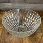 Vintage large diamond point glass bowl