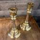 Vintage pair of brass Hallmark candlestick holders