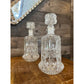 Crystal decanter pair