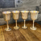 Vintage Salem silverplate goblets - set of 4