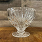 Vintage Gorham Crystal Cherrywood Clear pattern pedestal bowl