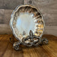 Vintage Oneida silver plate scalloped dish