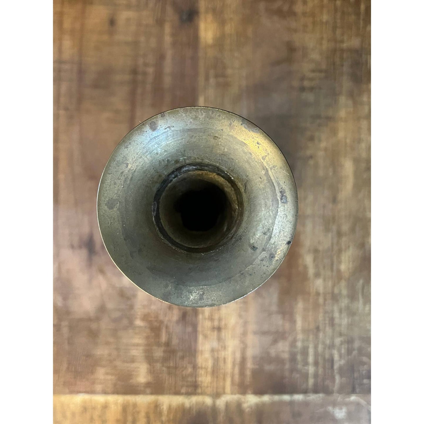 Vintage brass bud vase - made in India