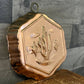 Vintage copper cactus wall hanging mold