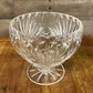 Vintage Gorham Crystal Cherrywood Clear pattern pedestal bowl