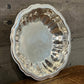 Oneida Silversmiths silverplated scallop rim dish