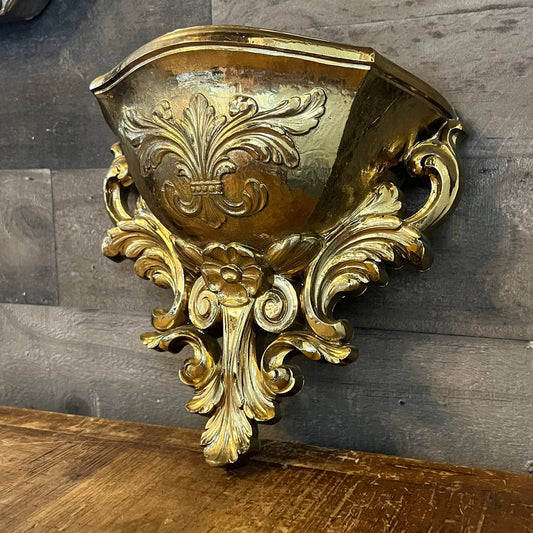 Vintage HOMCO Victorian style wall planter