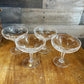 Vintage crystal coupes - set of 7