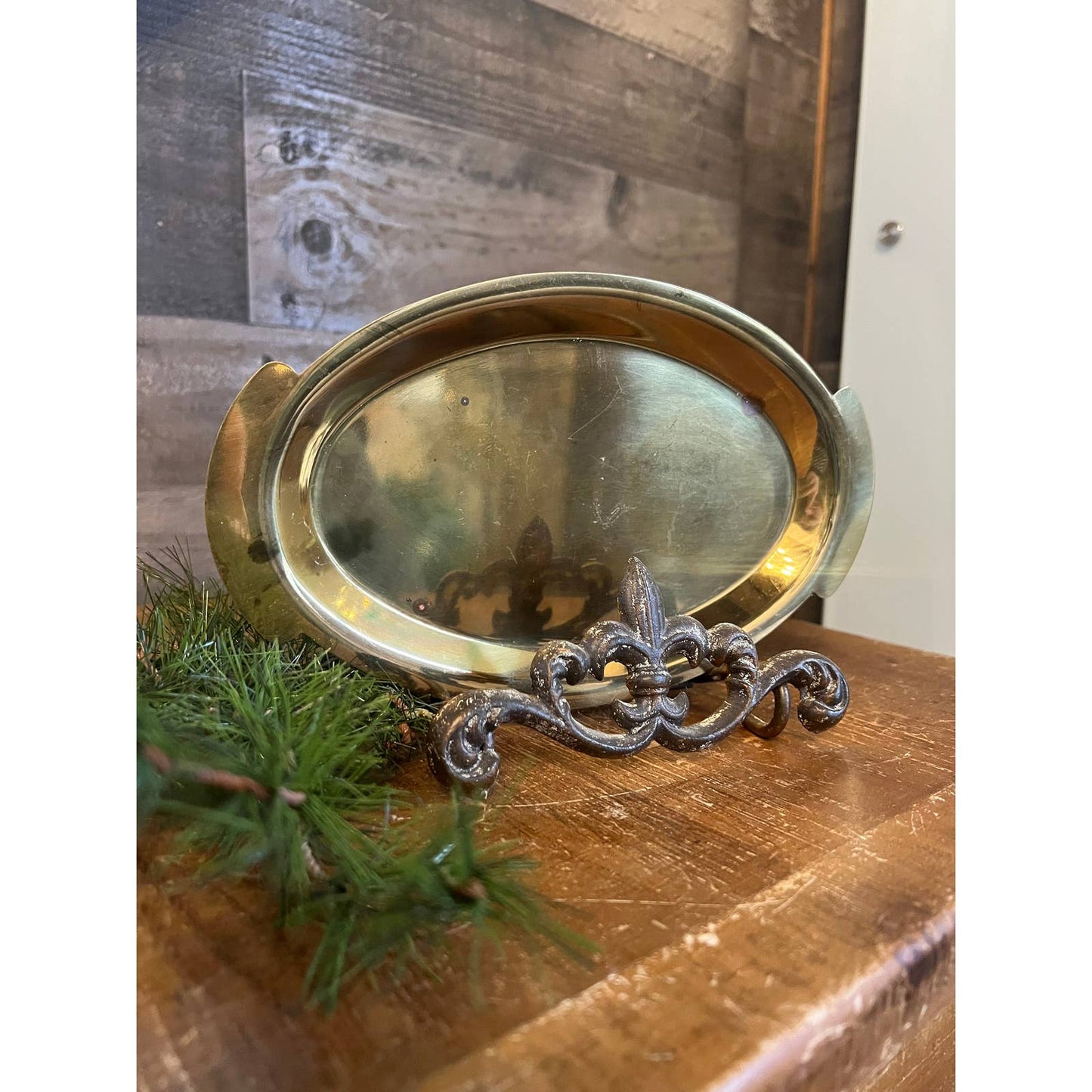 Vintage made in Italy brass tray