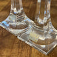 Mikasa Crystal Deco candlestick holders - pair