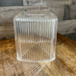 Vintage ribbed lucite tissue box cover