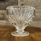 Vintage Gorham Crystal Cherrywood Clear pattern pedestal bowl