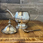 Vintage Silver Plated Small Lidded Teapot and Spoon