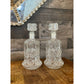 Crystal decanter pair