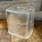 Vintage ribbed lucite tissue box cover