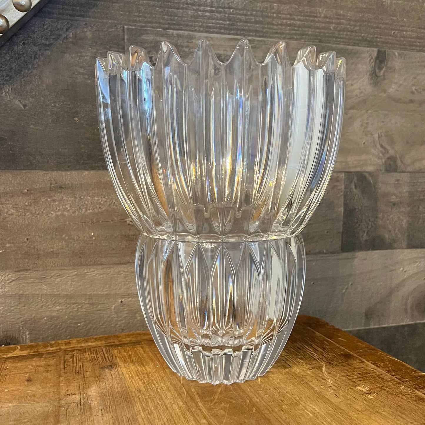 Mikasa Crystal Ice Palace vase