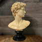 Vintage David Michelangelo bust statue sculpture by G. Ruggeri