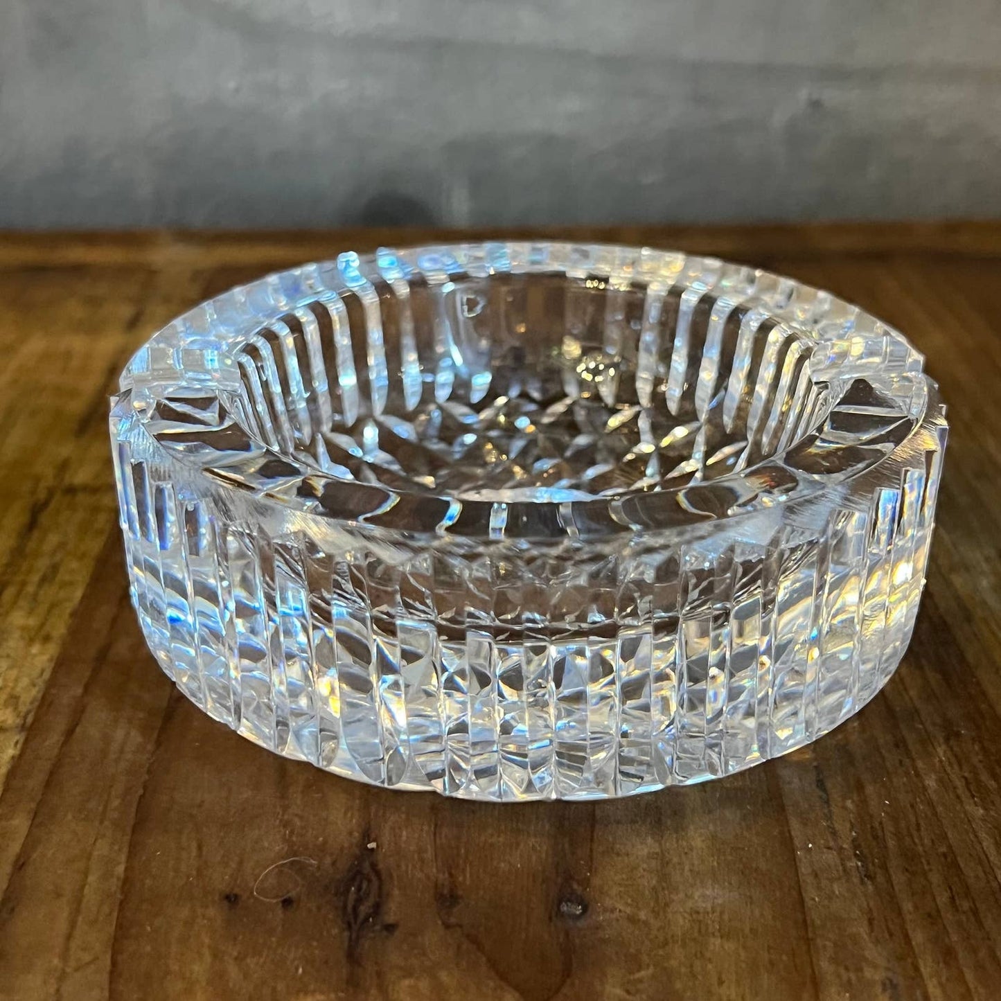 Waterford Crystal Maeve pattern 2 slot ashtray