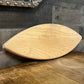 Almond shaped wood board platter tray - charcuterie board - cutting board