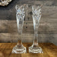 Mikasa Crystal Deco candlestick holders - pair