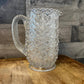 Antique EAPG Elson Glass daisy and button pitcher