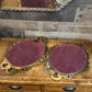 The Angelus by Jean Francois pictures - farmers pictures pair in oval Victorian frame
