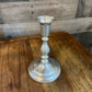 Vintage Royal M M Co solid pewter candlestick holder