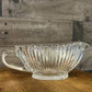 Mikasa Crystal Royal Suite pattern gravy boat - sauce boat - dressing boat