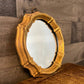 Vintage small gold frame mirror