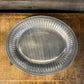 Wilton Armetale Flutes and Pearls Oval Tray Platter