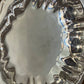 Oneida Silversmiths silverplated scallop rim dish