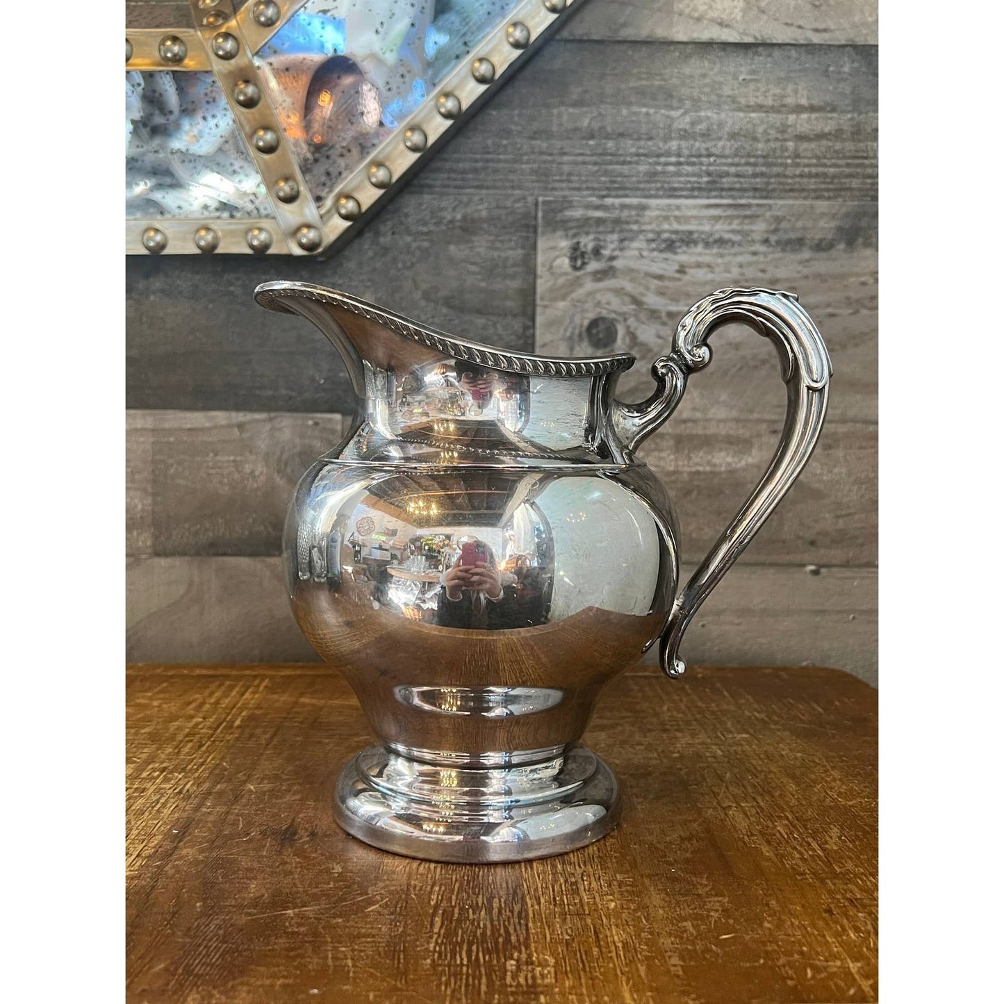 Vintage Art S Co SPC 223 silver plated pitcher