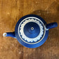 Petite Wedgwood jasperware cream on cobalt blue teapot