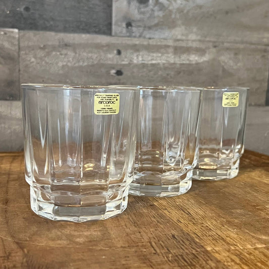 Arcoroc Arcade Bengale old fashioned glasses - set of 3