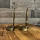 Vintage Pair of Brass Sand Dollar Shell Bookends