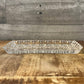 Rectangular crystal trinket tray