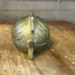 Vintage small brass fish open mouth ashtray - match holder