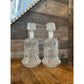 Crystal decanter pair