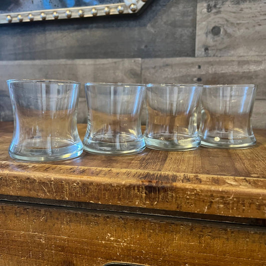 Vintage set of 4 Libbey rocks glasses