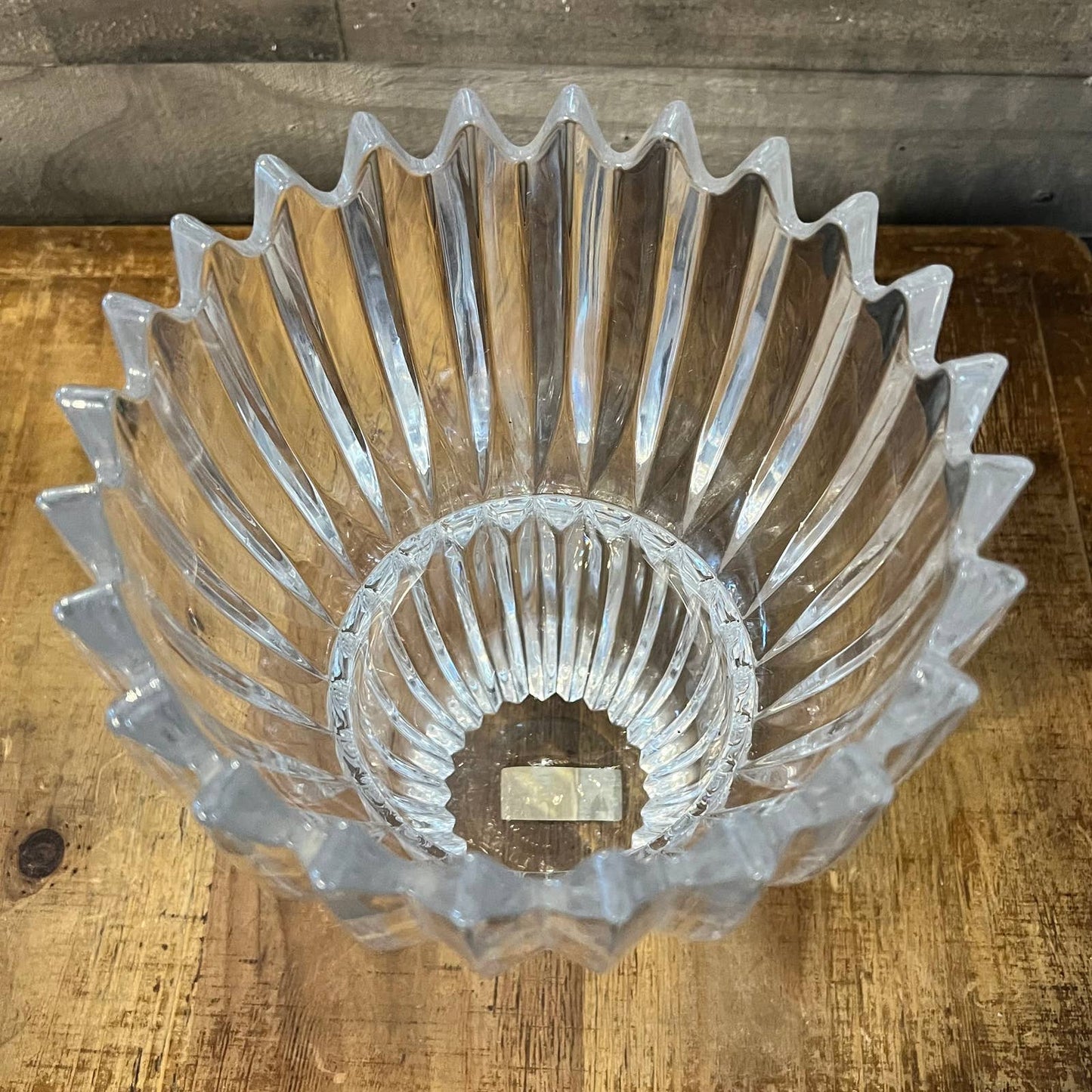 Mikasa Crystal Ice Palace vase