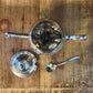 Vintage Silver Plated Small Lidded Teapot and Spoon