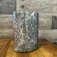 Grey Marble Stone Half Cylinder Bookend